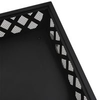 Feuerschale Mit Schürhaken 50 Cm Xxl Stahl