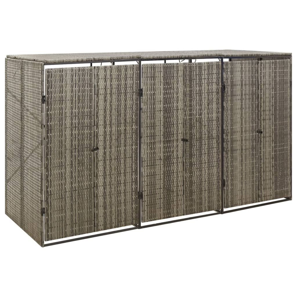 Mülltonnenbox Für 207X80X117 Cm Poly Rattan