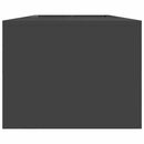 Feuerplatz Schwarz 160 X 45 X 35 Cm Kaltgewalzter Stahl