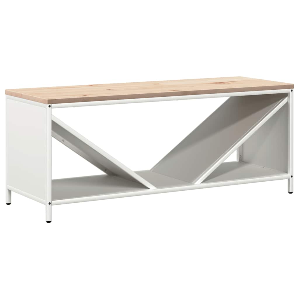 Brennholzregal Mit Holzplatte 100,5X35,5X40 Cm