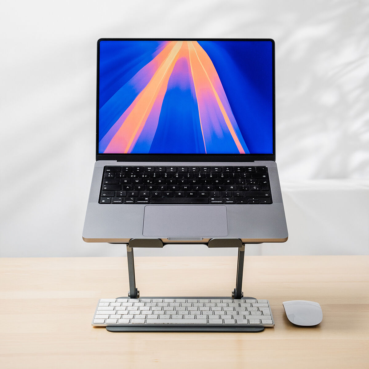 Zusammenklappbarer und verstellbarer Laptop-Ständer Lastan InnovaGoods